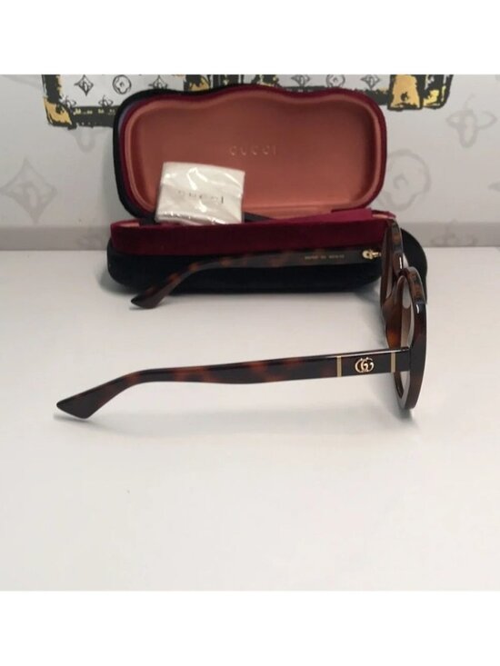 New Authentic Gucci Brown Sunglasses GG0762s 002